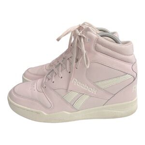 Reebok Women's Royal Women's Style BB4500 HI Size 91/2  Pink Court Sneaker